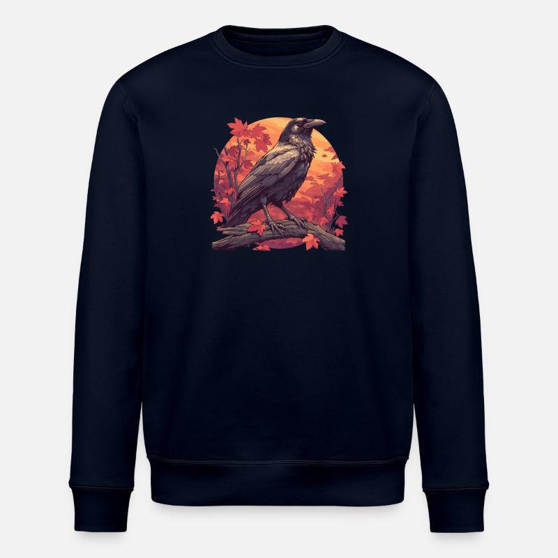 Crows Crow - Stanley/Stella ROLLER Unisex Organic Sweatshirt - navy
