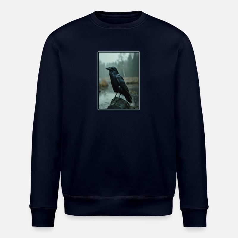 Krähen Krähe - Stanley/Stella Unisex Bio-Sweatshirt ROLLER - Navy