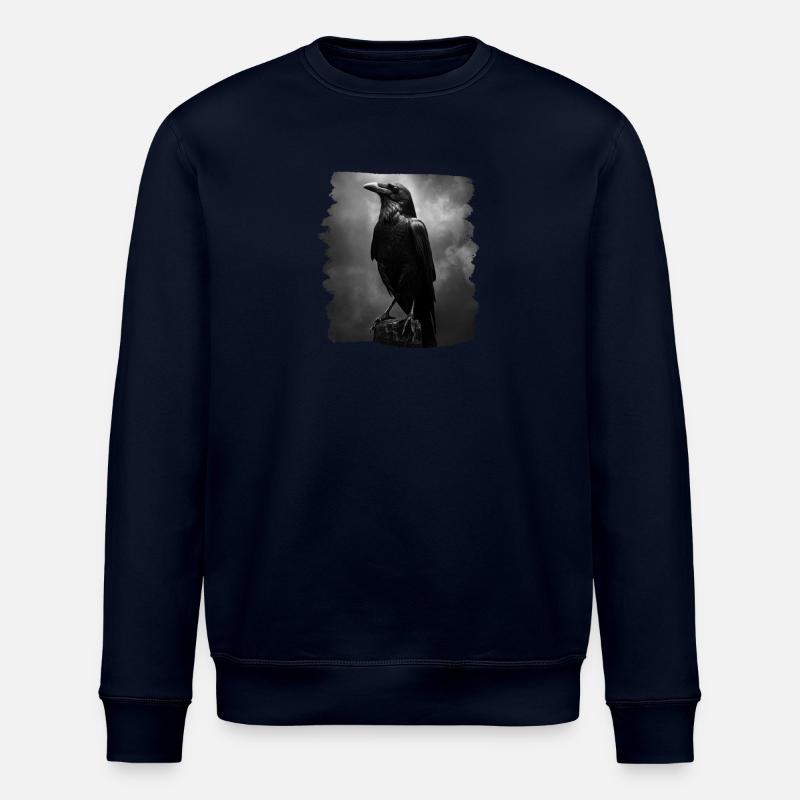 Crows Crow - Stanley/Stella ROLLER Unisex Organic Sweatshirt - navy