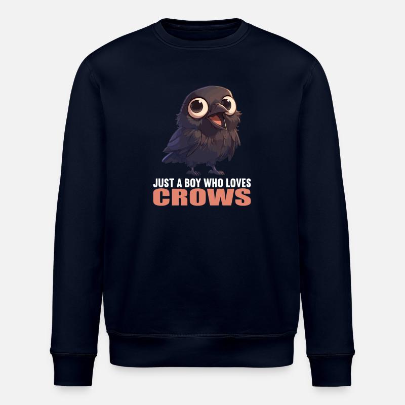 Crows Crow - Stanley/Stella ROLLER Unisex Organic Sweatshirt - navy