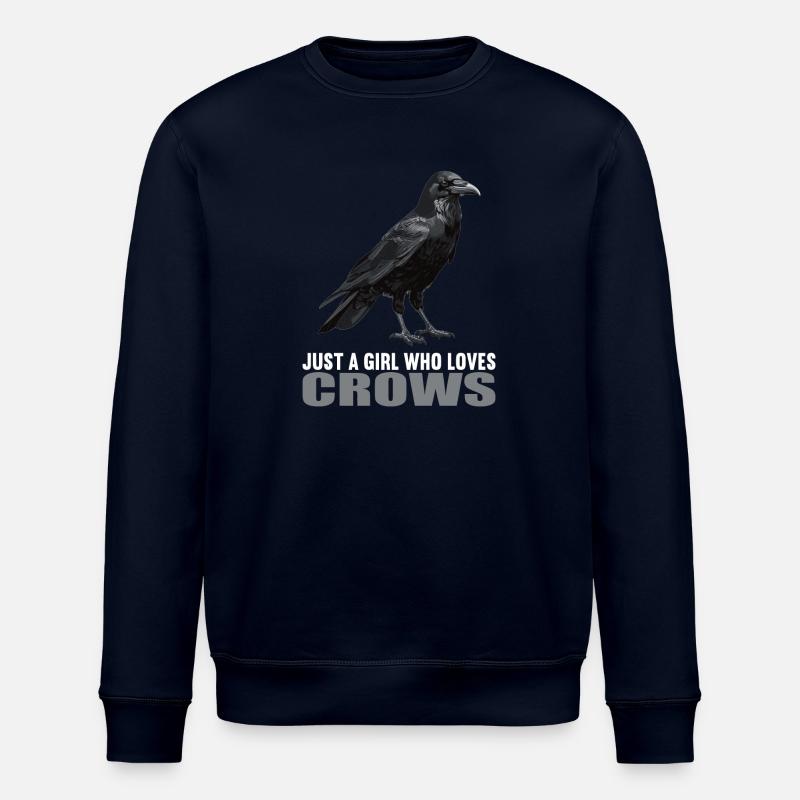 Crows Crow - Stanley/Stella ROLLER Unisex Organic Sweatshirt - navy