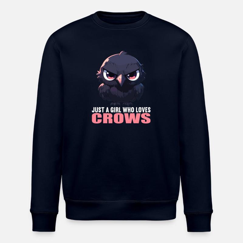 Crows Crow - Stanley/Stella ROLLER Unisex Organic Sweatshirt - navy