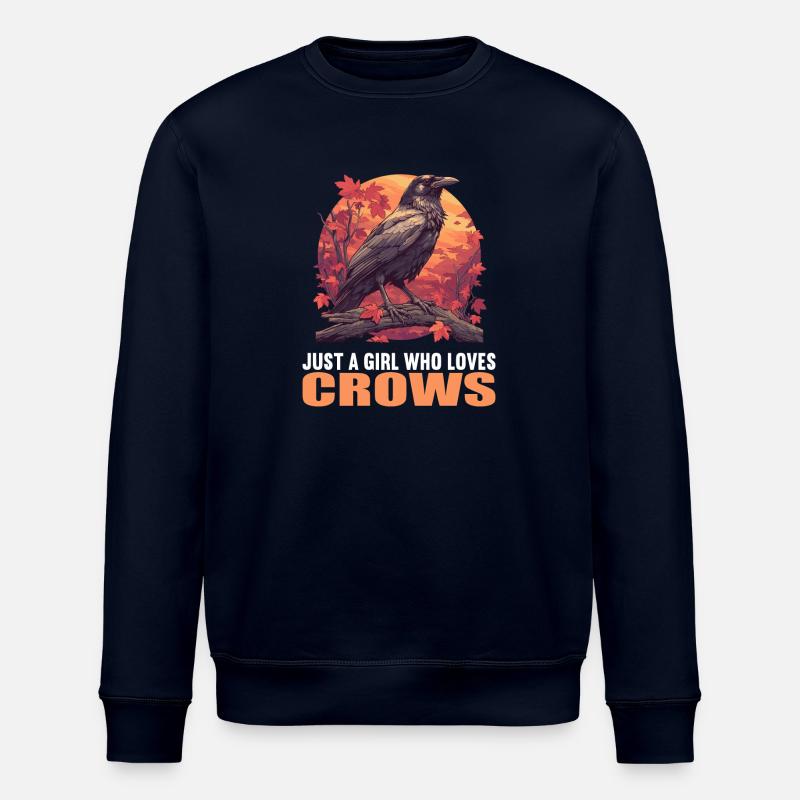Crows Crow - Stanley/Stella ROLLER Unisex Organic Sweatshirt - navy