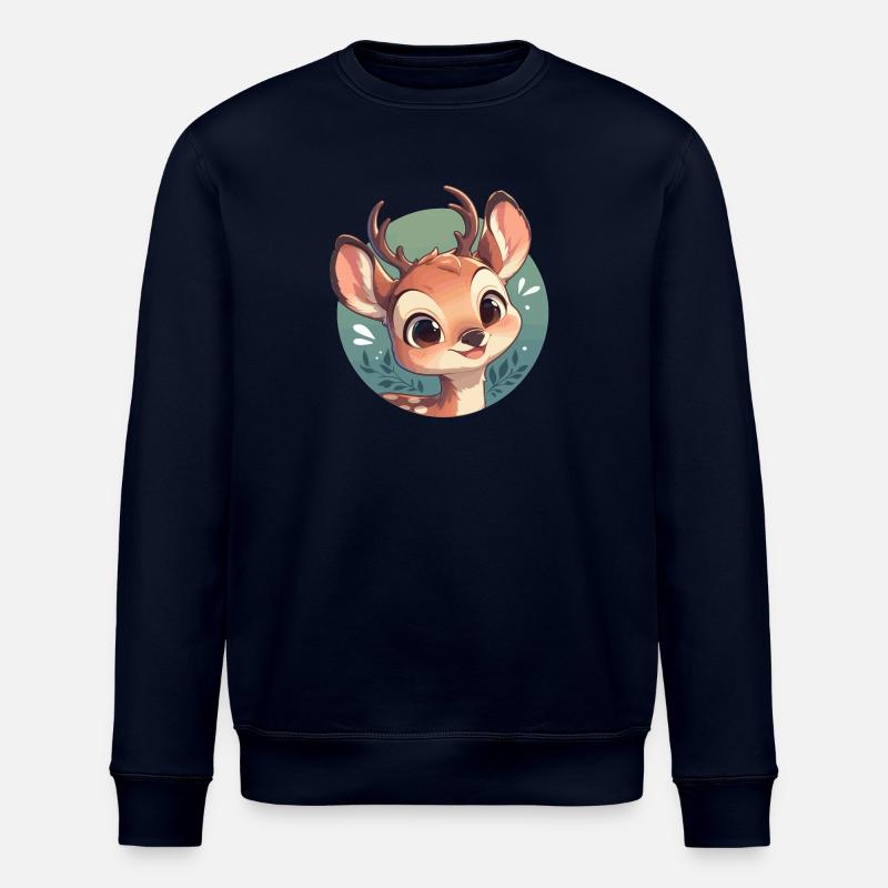 Hirsche Hirsch - Stanley/Stella Unisex Bio-Sweatshirt ROLLER - Navy