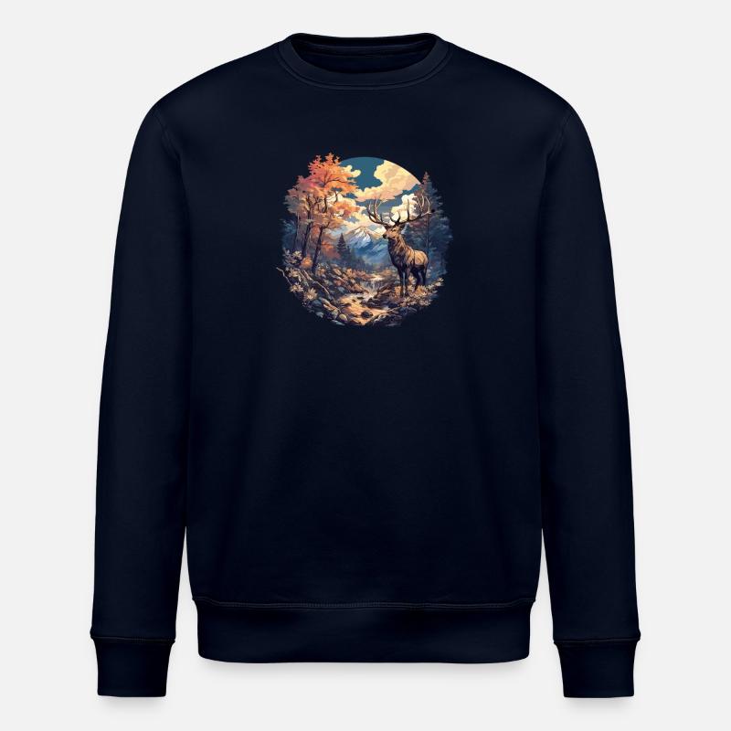 Cerf Cerf - Sweat bio ROLLER Stanley/Stella Unisexe - marine