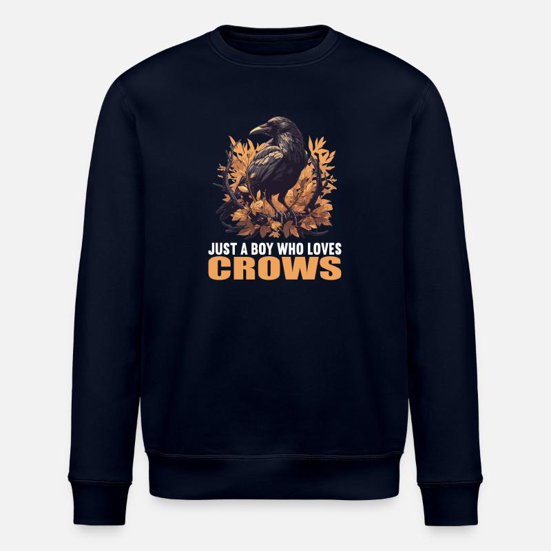Crows Crow - Stanley/Stella ROLLER Unisex Organic Sweatshirt - navy
