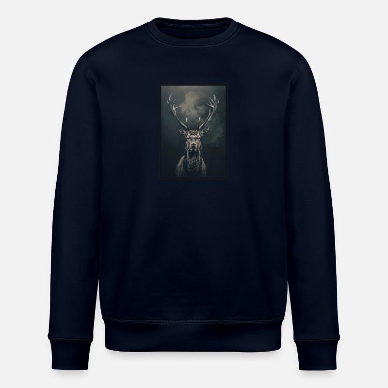 Hirsche Hirsch - Stanley/Stella Unisex Bio-Sweatshirt ROLLER - Navy