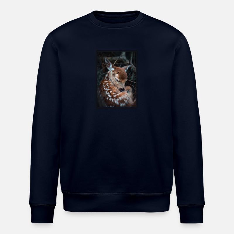 Deer Deer - Stanley/Stella ROLLER Unisex Organic Sweatshirt - navy