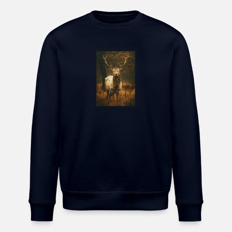 Deer Deer - Stanley/Stella ROLLER Unisex Organic Sweatshirt - navy
