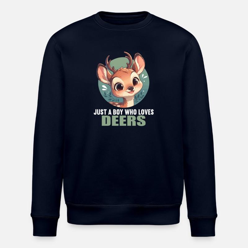 Hirsche Hirsch - Stanley/Stella Unisex Bio-Sweatshirt ROLLER - Navy