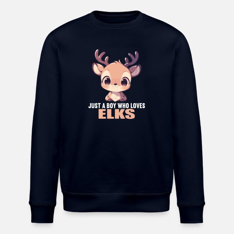 Elche Elch - Stanley/Stella Unisex Bio-Sweatshirt ROLLER - Navy