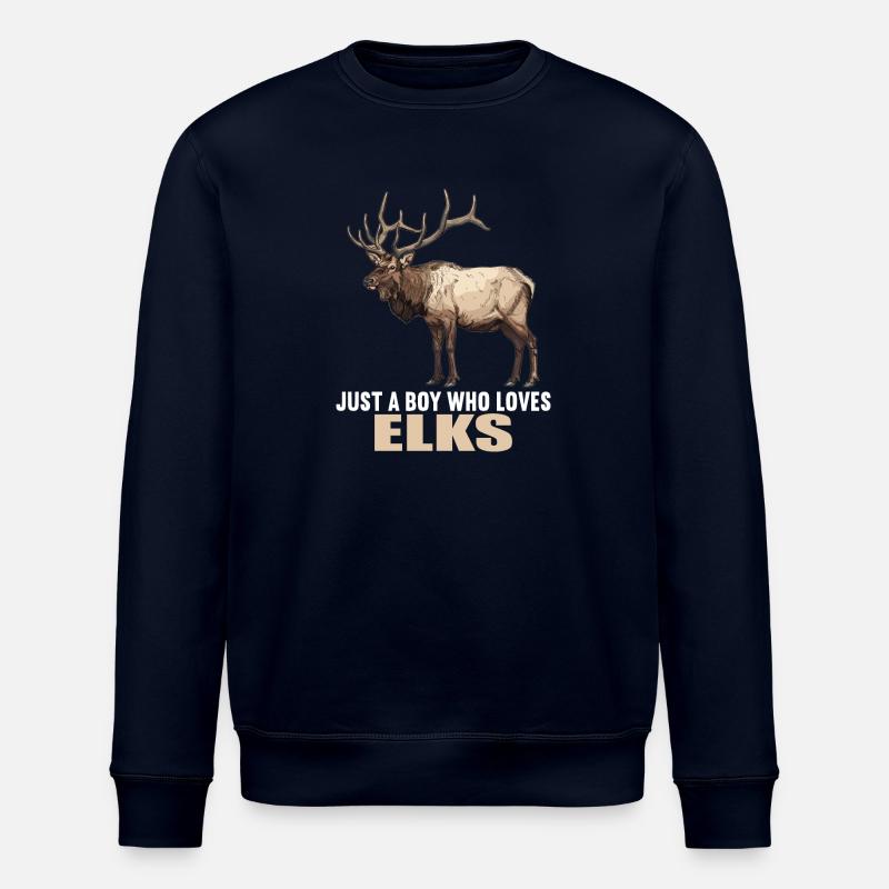 Moose Moose - Stanley/Stella ROLLER Unisex Organic Sweatshirt - navy