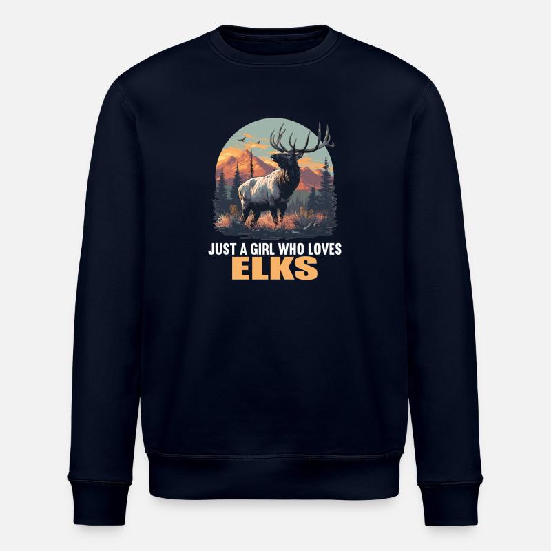 Elche Elch - Stanley/Stella Unisex Bio-Sweatshirt ROLLER - Navy