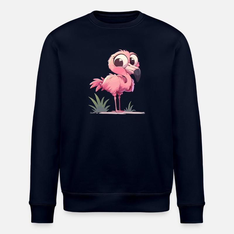 Flamingos Flamingo - Stanley/Stella Unisex Bio-Sweatshirt ROLLER - Navy