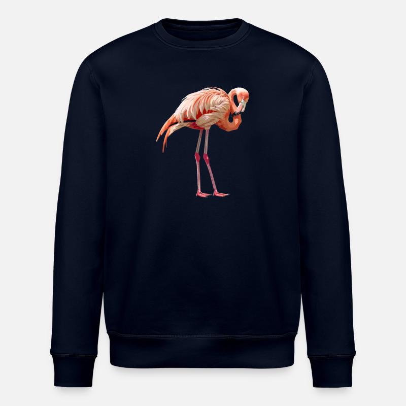 Flamingos Flamingo - Stanley/Stella Unisex Bio-Sweatshirt ROLLER - Navy
