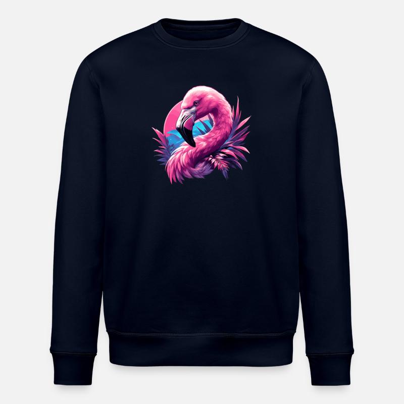 Flamingos Flamingo - Stanley/Stella Unisex Bio-Sweatshirt ROLLER - Navy