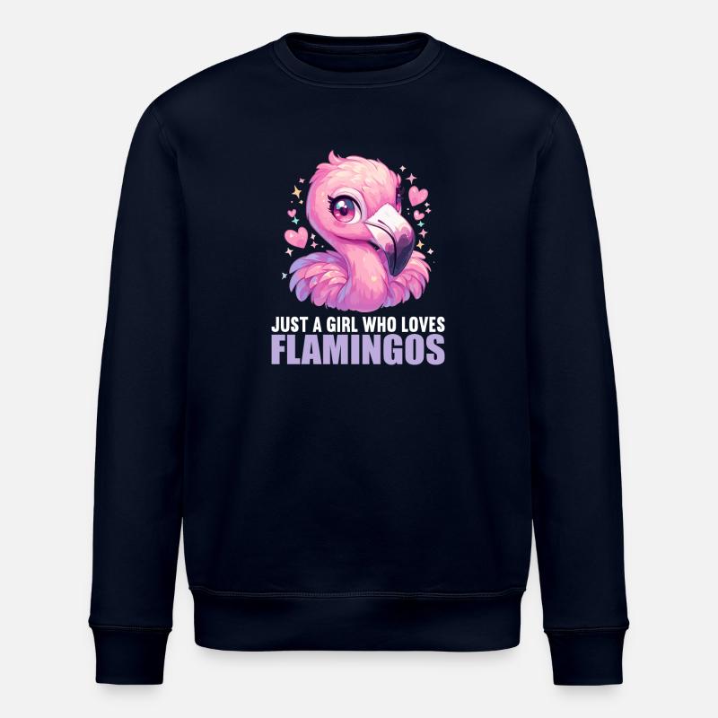 Flamingos Flamingo - Stanley/Stella Unisex Bio-Sweatshirt ROLLER - Navy