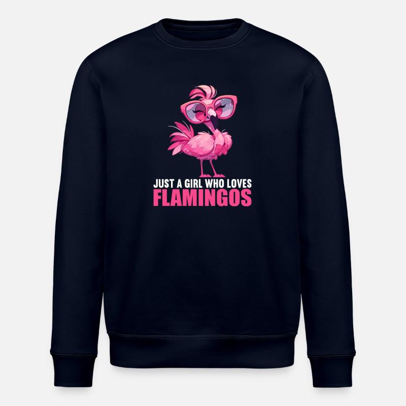 Flamingos Flamingo - Stanley/Stella Unisex Bio-Sweatshirt ROLLER - Navy