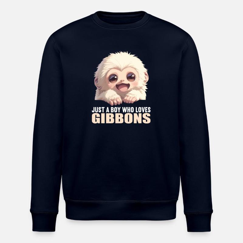 Gibbons Gibbon - Sweat bio ROLLER Stanley/Stella Unisexe - marine