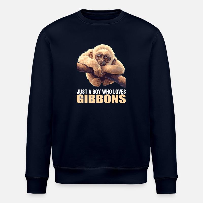 Gibbons Gibbon - Stanley/Stella Unisex Bio-Sweatshirt ROLLER - Navy