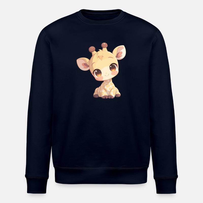 Giraffes Giraffe - Stanley/Stella ROLLER Unisex Organic Sweatshirt - navy