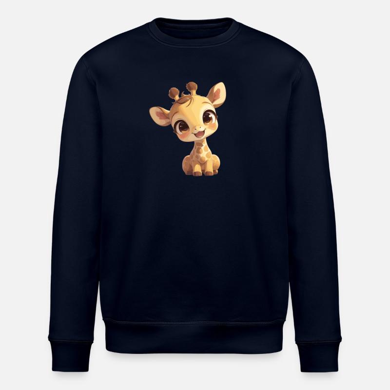 Girafes Girafe - Sweat bio ROLLER Stanley/Stella Unisexe - marine