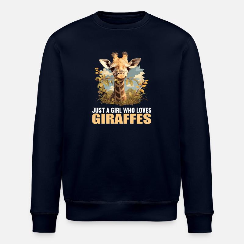 Girafes Girafe - Sweat bio ROLLER Stanley/Stella Unisexe - marine