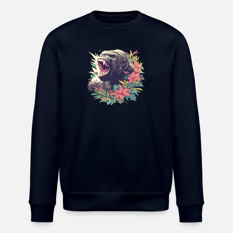 Gorillas Gorilla - Stanley/Stella Unisex Bio-Sweatshirt ROLLER - Navy