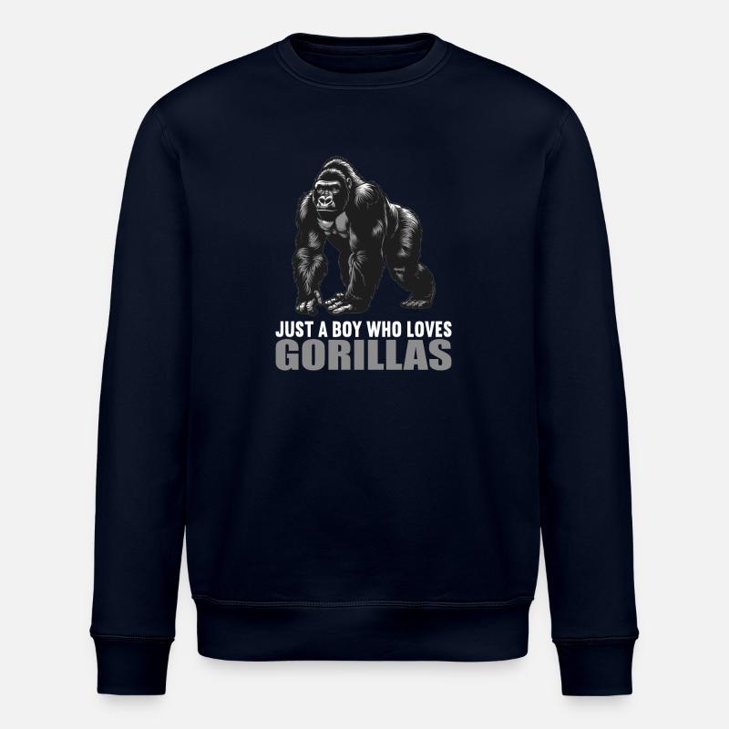 Gorillas Gorilla - Stanley/Stella ROLLER Unisex Organic Sweatshirt - navy