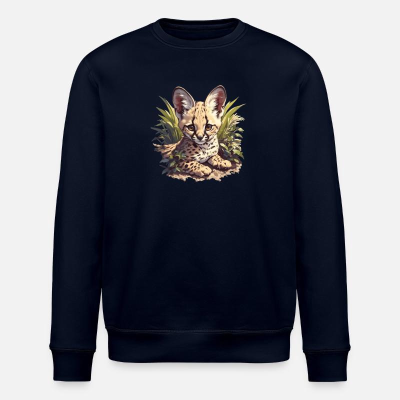 Servale Serval - Stanley/Stella Unisex Bio-Sweatshirt ROLLER - Navy