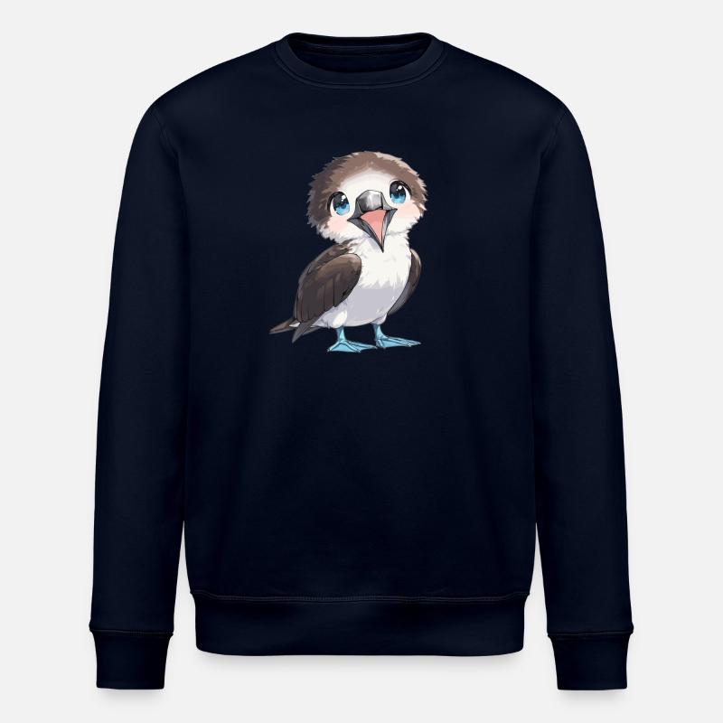 Fou à pieds bleus - Sweat bio ROLLER Stanley/Stella Unisexe - marine