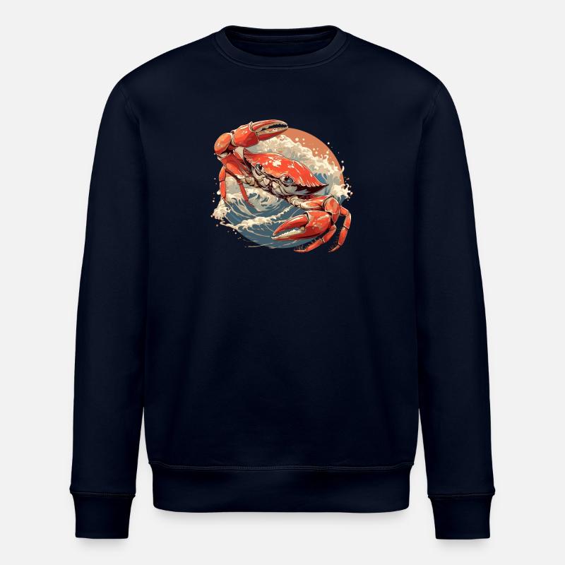 Crabe Crabe - Sweat bio ROLLER Stanley/Stella Unisexe - marine