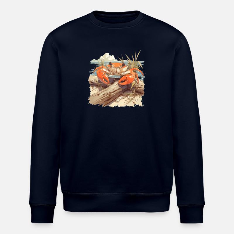 Crabe Crabe - Sweat bio ROLLER Stanley/Stella Unisexe - marine