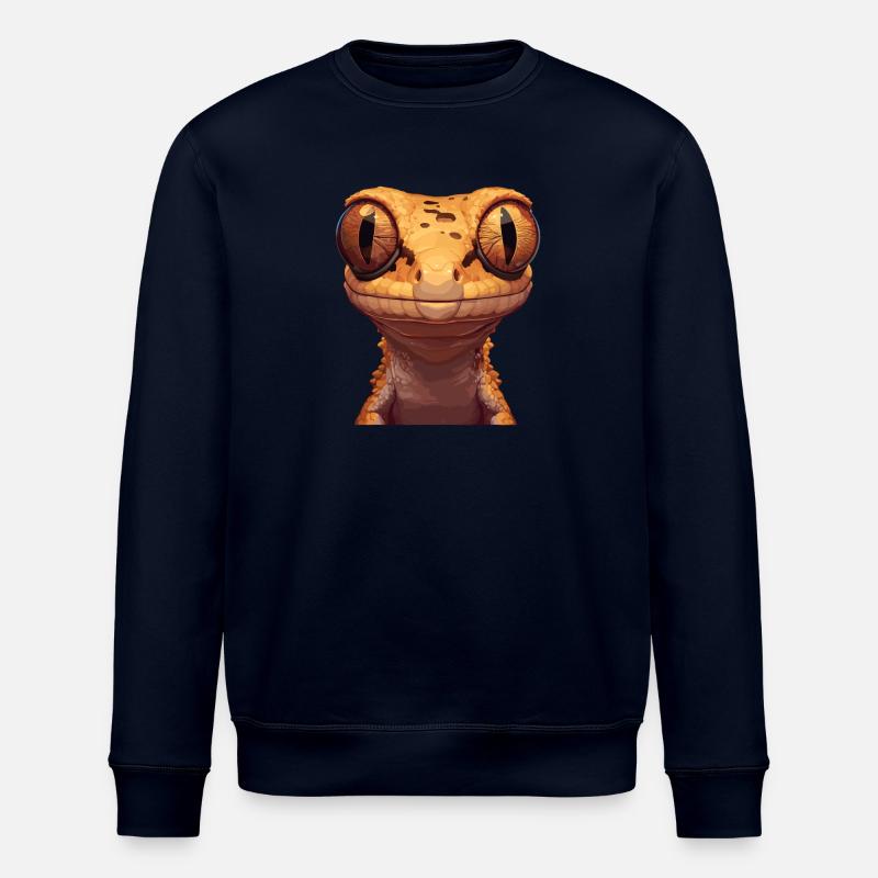 Geckos Gecko - Stanley/Stella ROLLER Unisex Organic Sweatshirt - navy