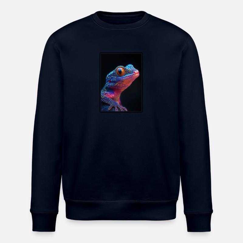 Geckos Gecko - Stanley/Stella ROLLER Unisex Organic Sweatshirt - navy