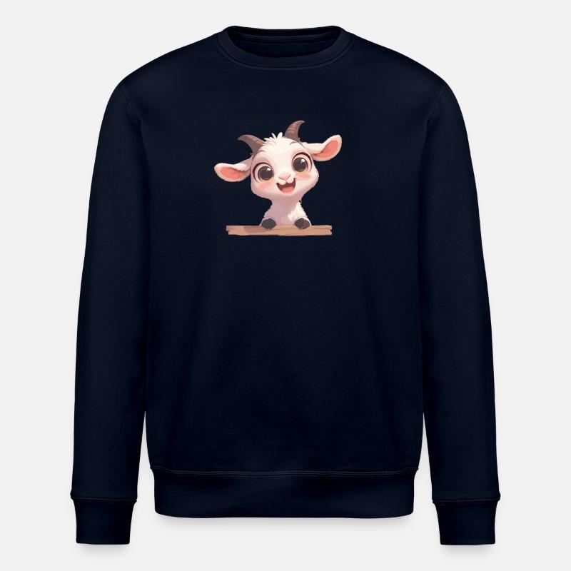 Chèvres chèvre - Sweat bio ROLLER Stanley/Stella Unisexe - marine
