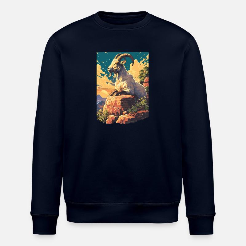 Ziegen Ziege - Stanley/Stella Unisex Bio-Sweatshirt ROLLER - Navy