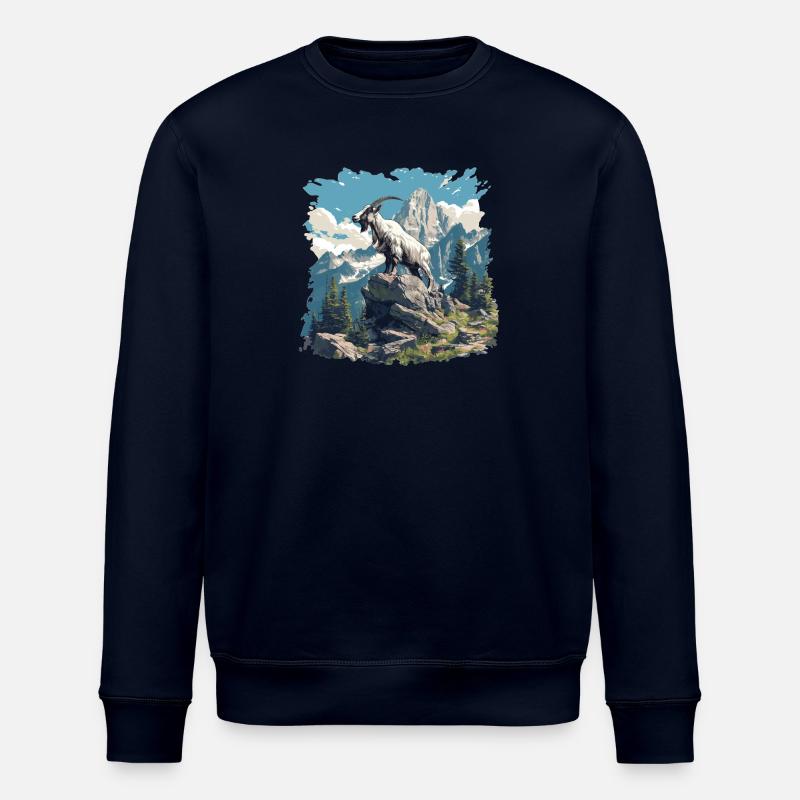 Ziegen Ziege - Stanley/Stella Unisex Bio-Sweatshirt ROLLER - Navy