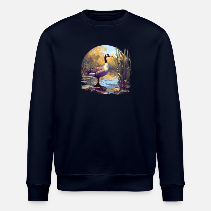 Gänse Gans - Stanley/Stella Unisex Bio-Sweatshirt ROLLER - Navy