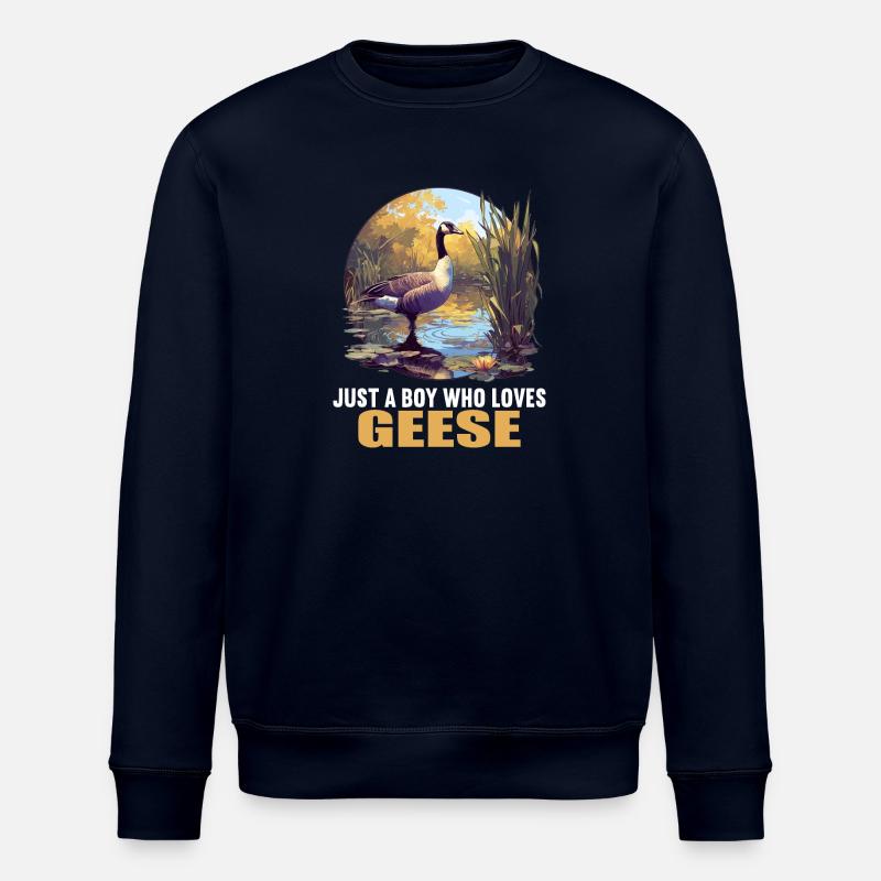 Gänse Gans - Stanley/Stella Unisex Bio-Sweatshirt ROLLER - Navy