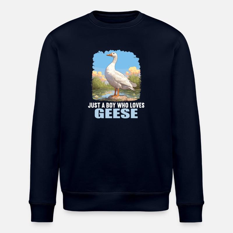 Gänse Gans - Stanley/Stella Unisex Bio-Sweatshirt ROLLER - Navy