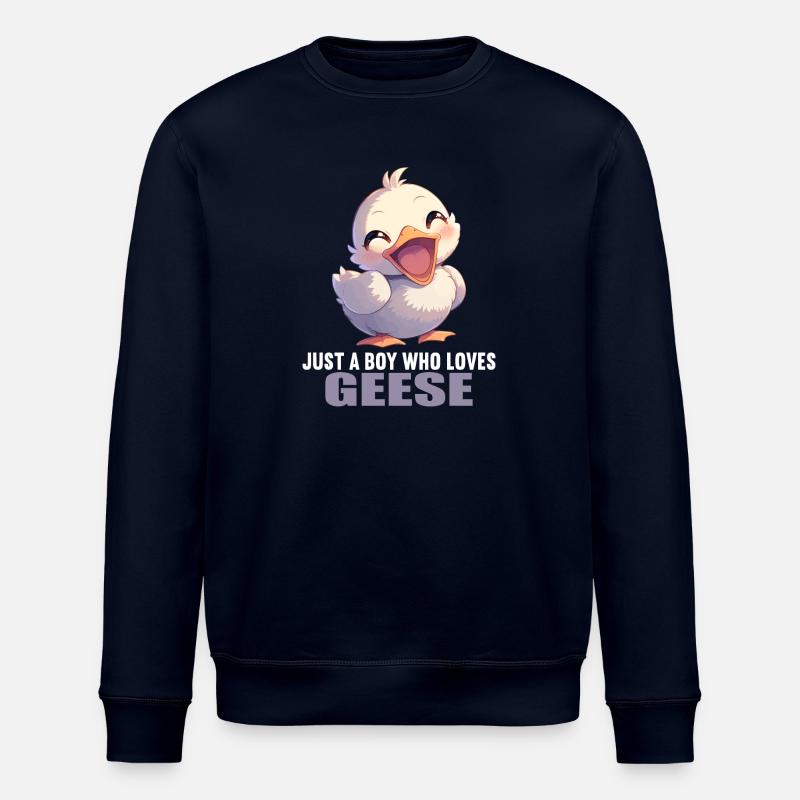 Gänse Gans - Stanley/Stella Unisex Bio-Sweatshirt ROLLER - Navy