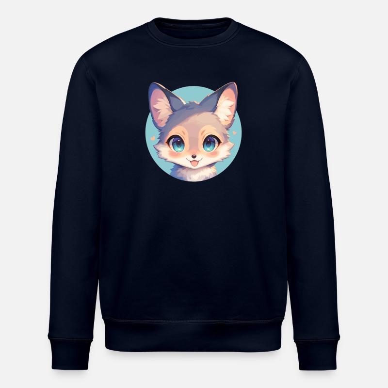 Gray Foxes Gray Fox - Stanley/Stella ROLLER Unisex Organic Sweatshirt - navy
