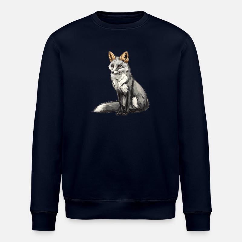 Renards gris Renard gris - Sweat bio ROLLER Stanley/Stella Unisexe - marine