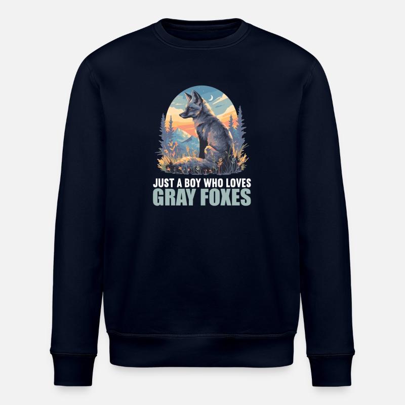 Renards gris Renard gris - Sweat bio ROLLER Stanley/Stella Unisexe - marine