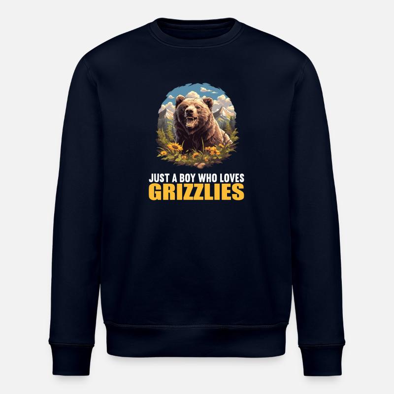 Grizzlybären Grizzlybär - Stanley/Stella Unisex Bio-Sweatshirt ROLLER - Navy
