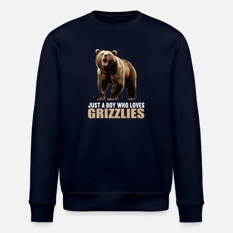 Grizzlybären Grizzlybär - Stanley/Stella Unisex Bio-Sweatshirt ROLLER - Navy