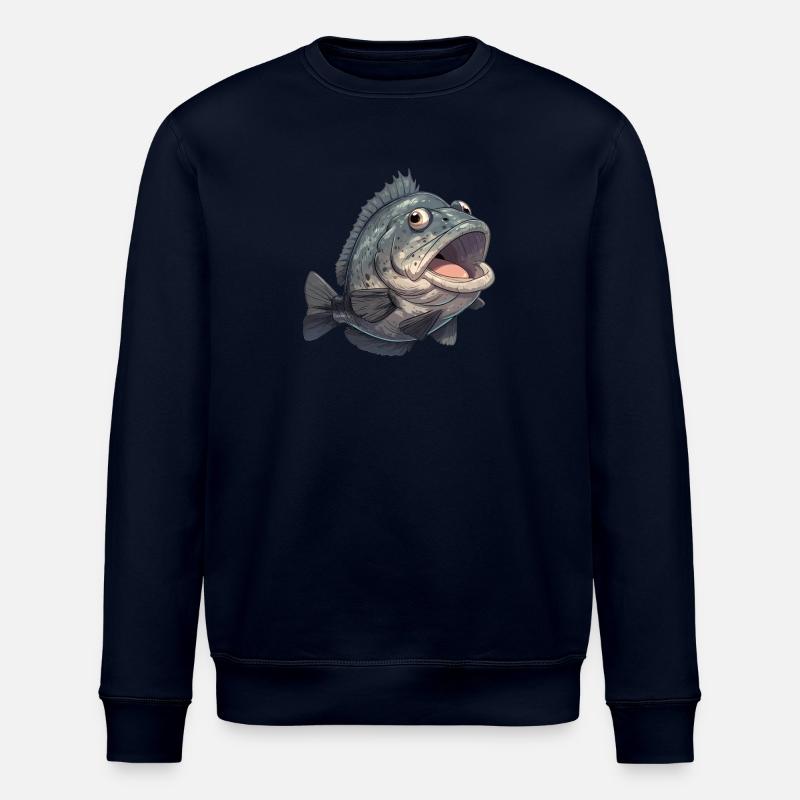groupers grouper - Stanley/Stella ROLLER Unisex Organic Sweatshirt - navy