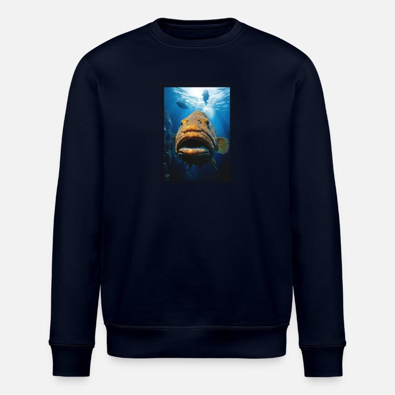 Zackenbarsche Zackenbarsch - Stanley/Stella Unisex Bio-Sweatshirt ROLLER - Navy