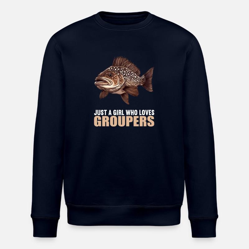 Zackenbarsche Zackenbarsch - Stanley/Stella Unisex Bio-Sweatshirt ROLLER - Navy